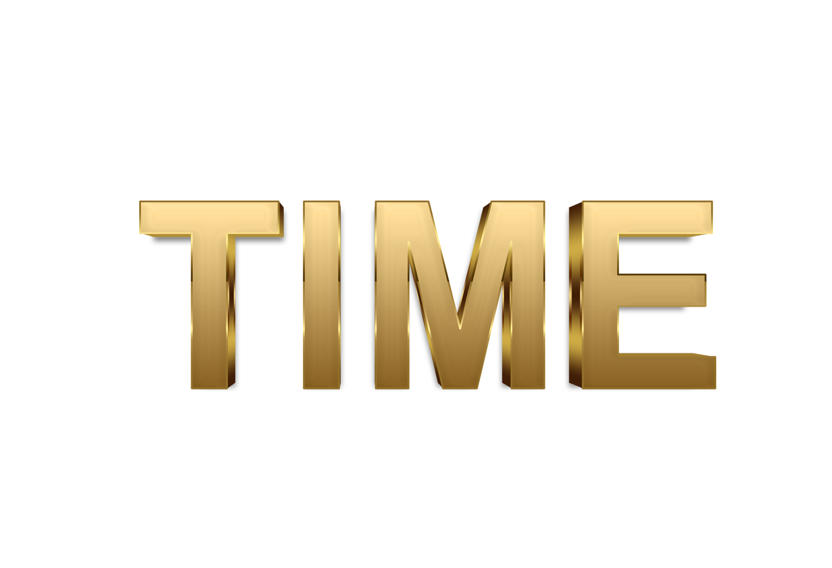 Time word png, Time png, word Time gold text typography PNG images Time png transparent background
